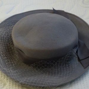 Grey Felt Hat